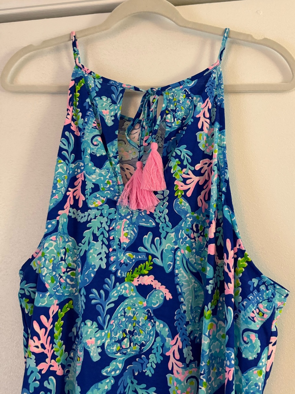 Lilly Pulitzer Blue Turtle Print Margot Dress - Picture 7 of 7